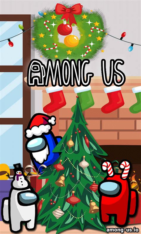among us christmas animation